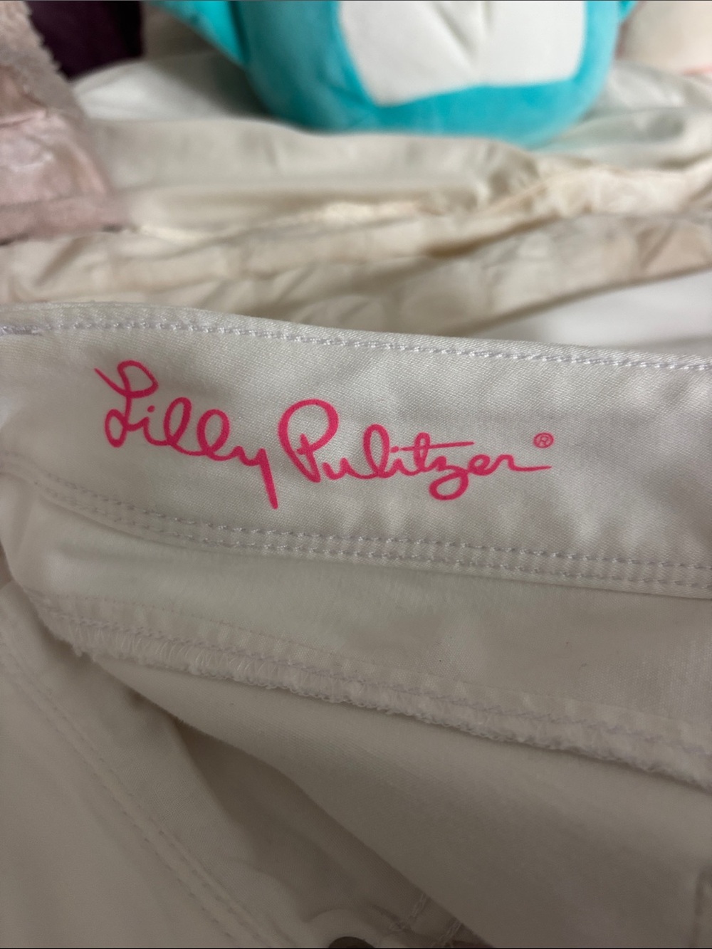 Lilly Pulitzer White Straight-Leg Jeans - Picture 4 of 4